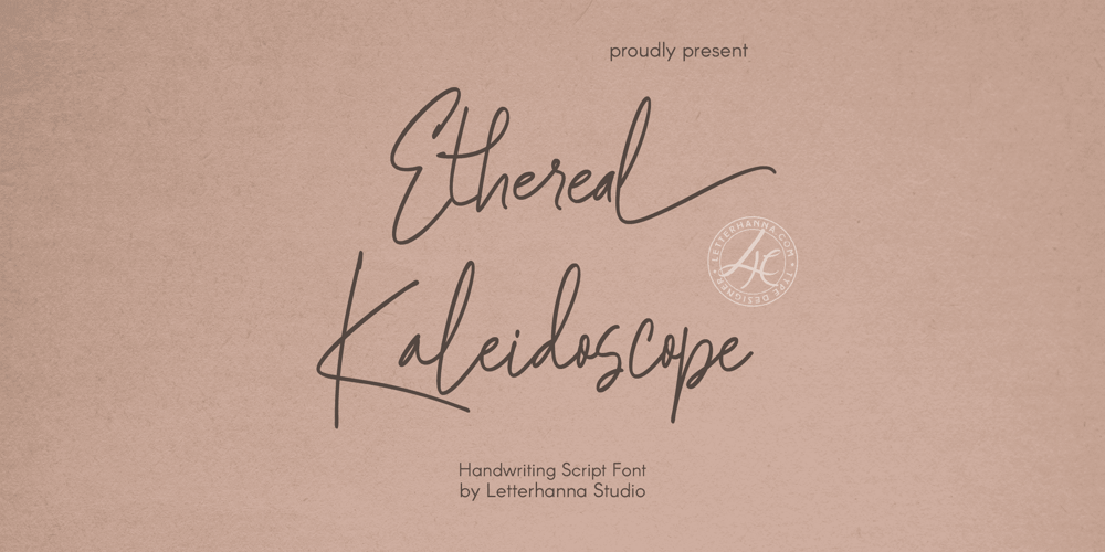 Ethereal Kaleidoscope font