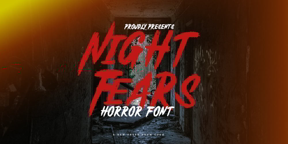 Night Fears font
