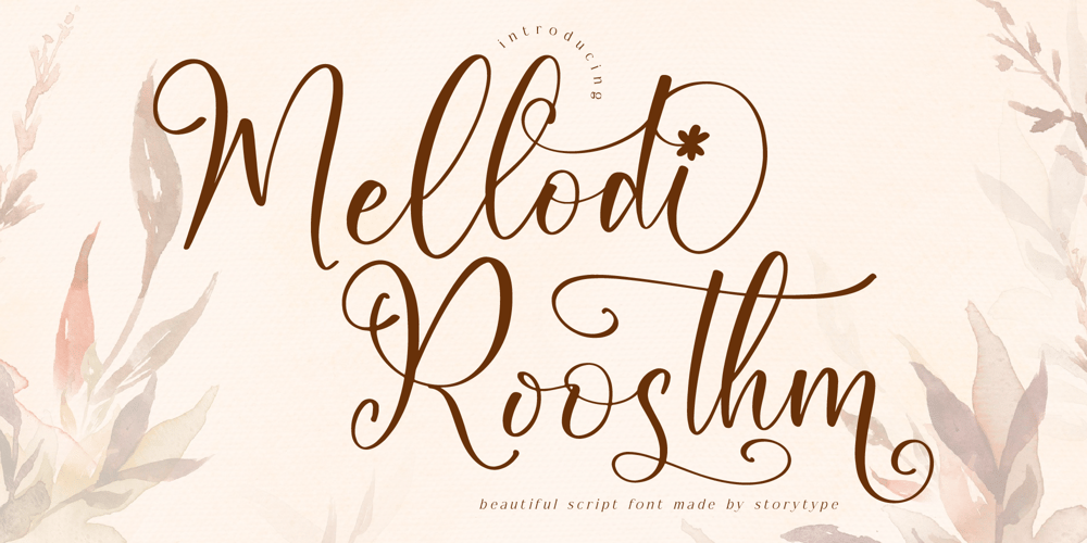 Mellodi Roosthm font