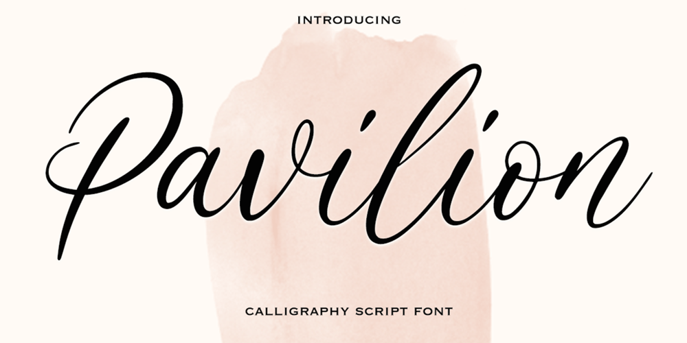 Pavilion font