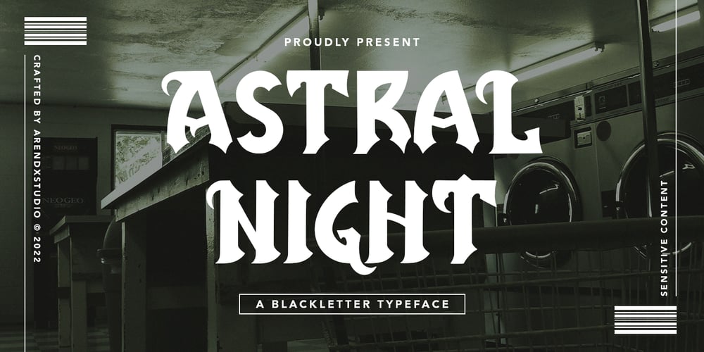 Astral Night font