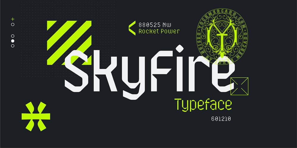 Sky Fire font