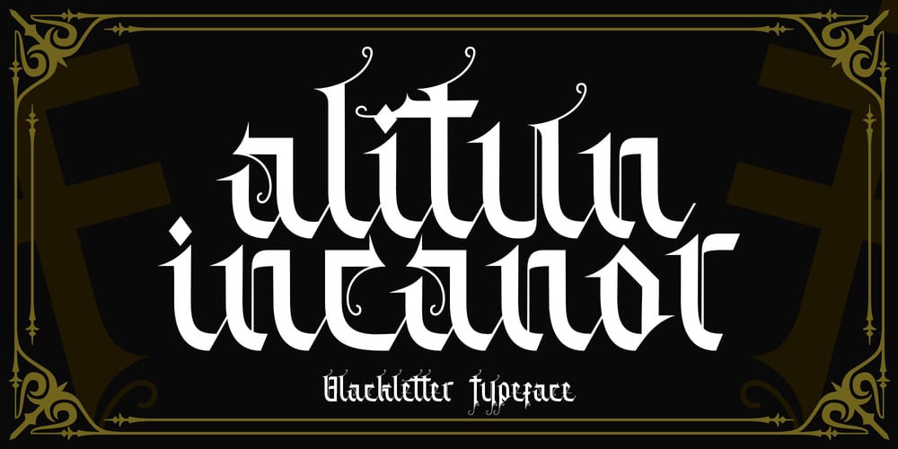 Alitun incanor font