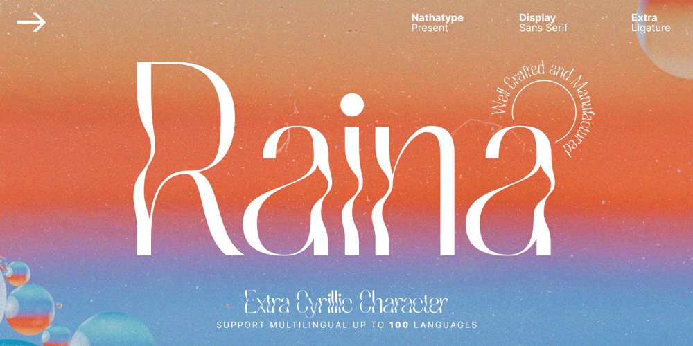 Raina font