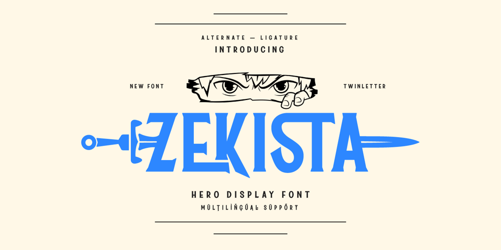 Zekista font