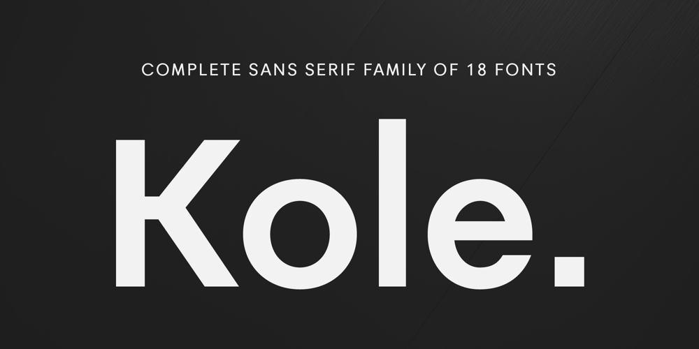 Kole font