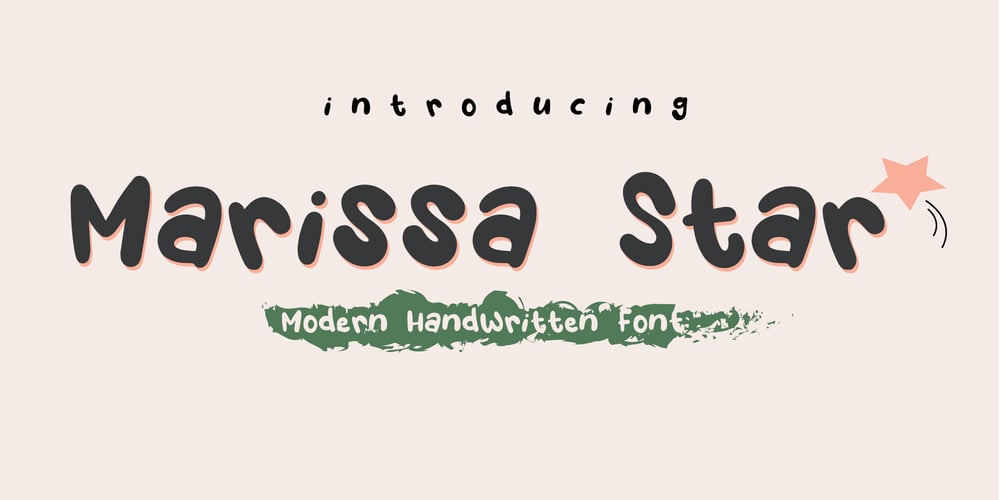 Marissa Star font
