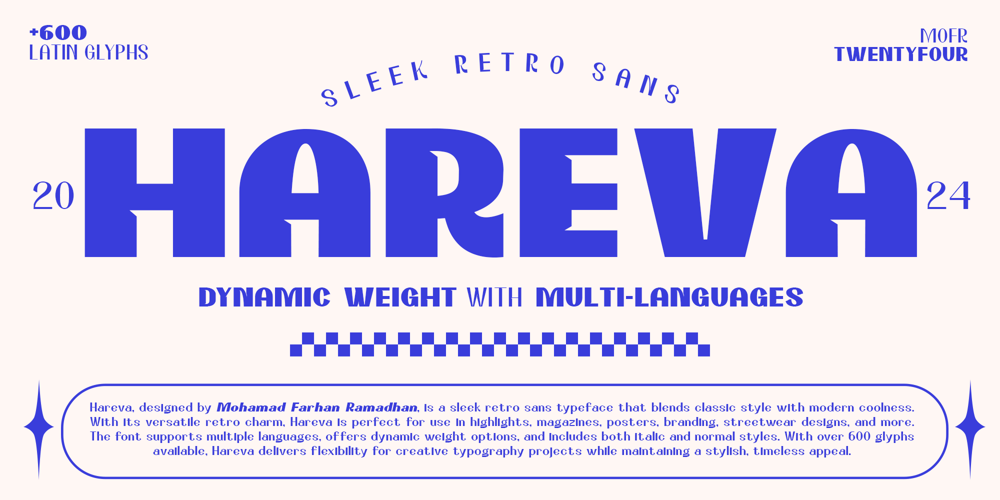 Hareva font