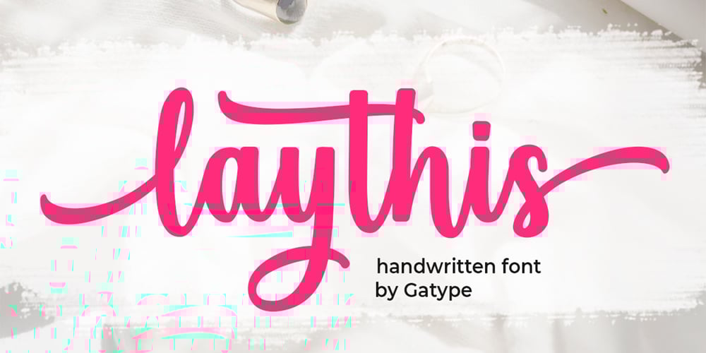 Laythis font