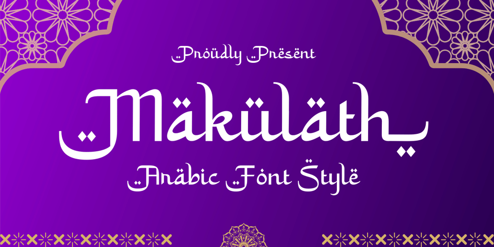 Makulath font