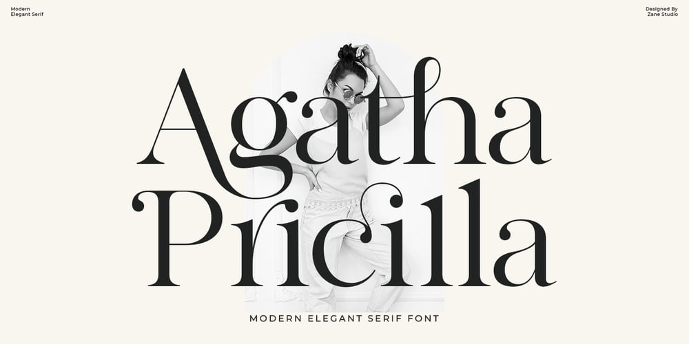 Agatha Pricilla font