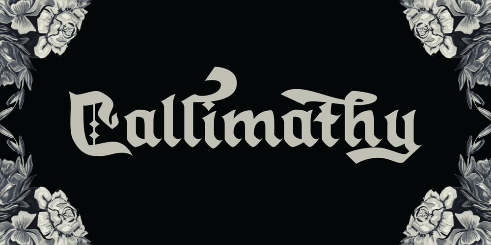 Callimathy font
