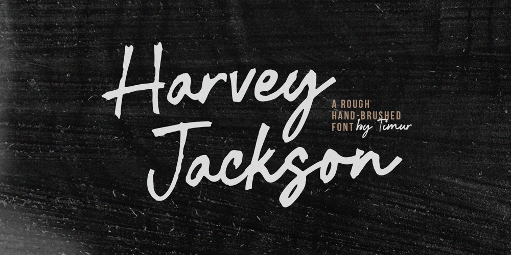 Harvey Jackson font