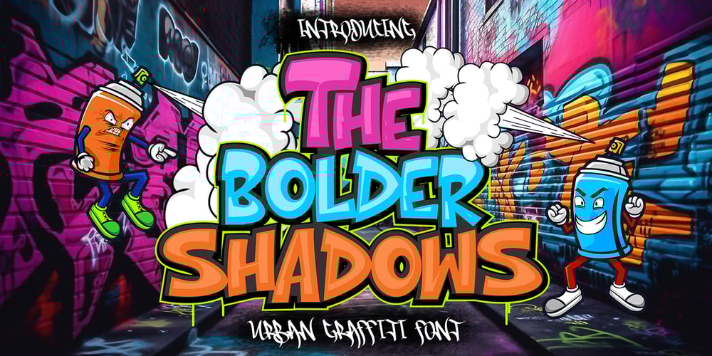 The Bolder Shadow font