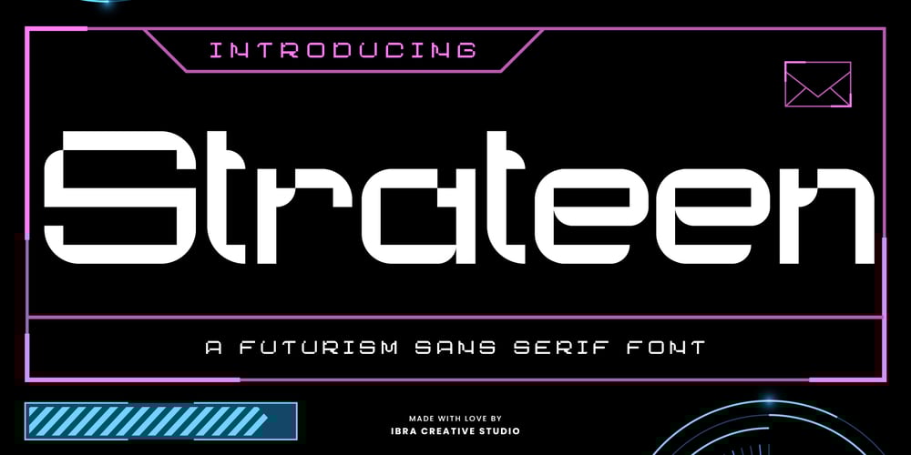 Strateen font