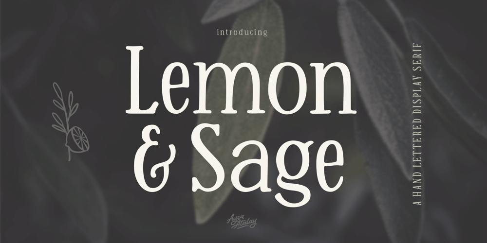 Lemon And Sage font