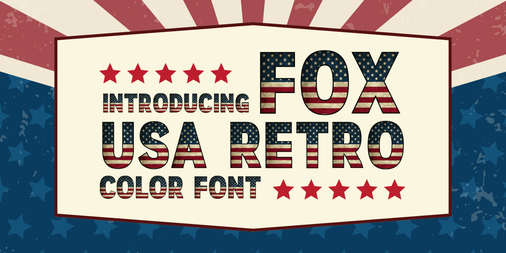 Fox Usa Retro font