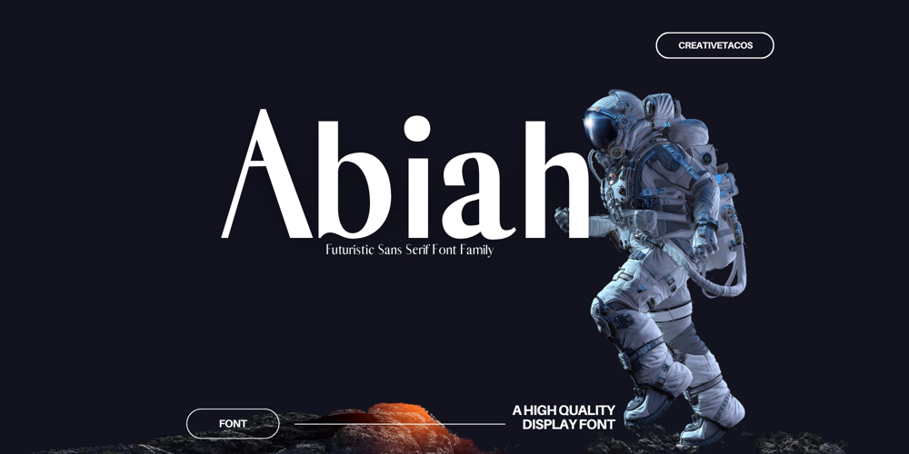 Abiah font