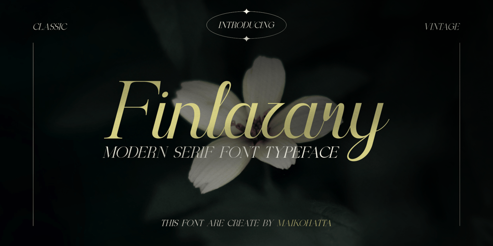 Finlazary font