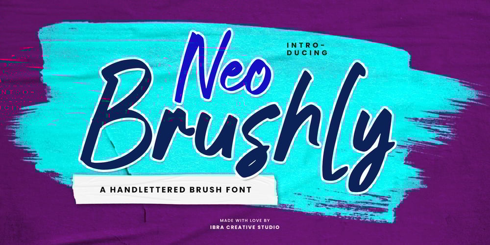 Neo Brushly font