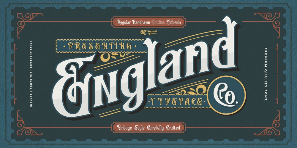 England Co font