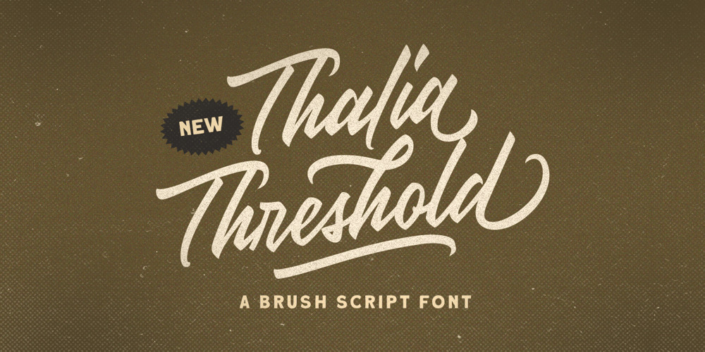 Thalia Threshold font