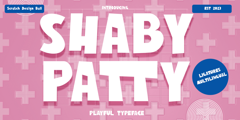 Shabby Patty font