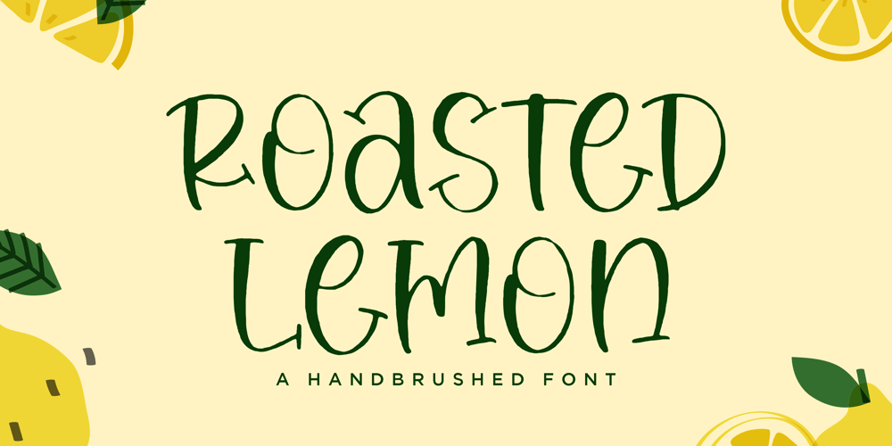 Roasted Lemon font