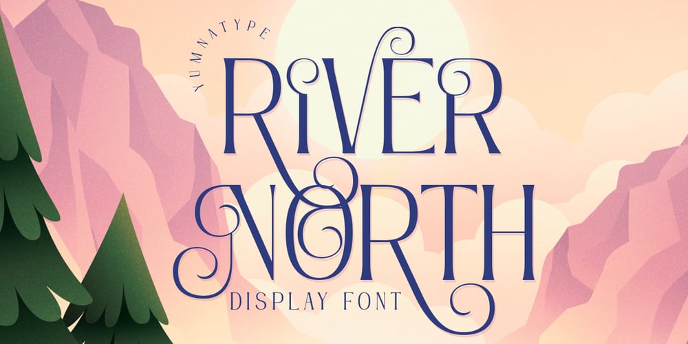 River North font