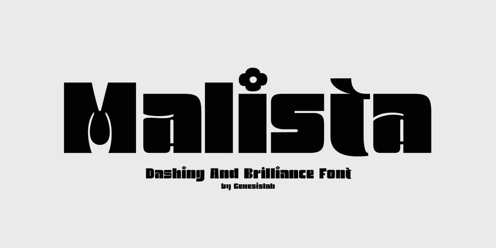 Malista font