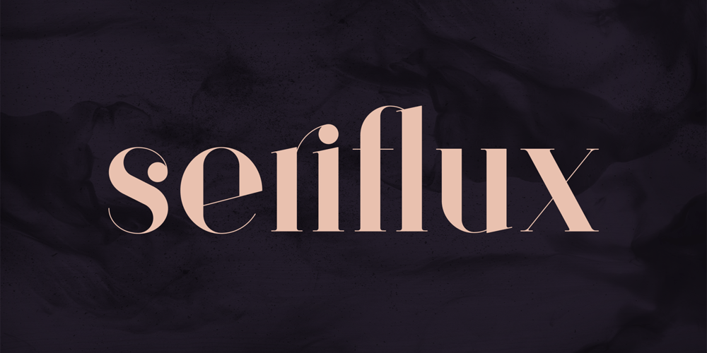 Seriflux font