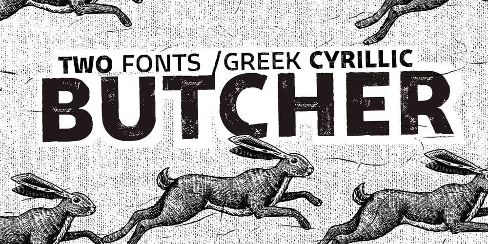 Butcher font