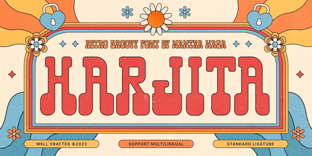 Harjita font