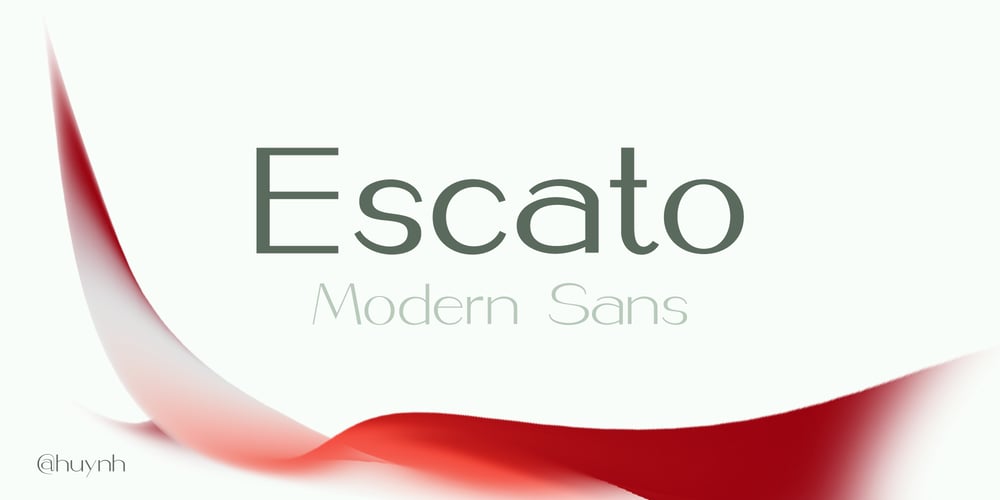 Escato font