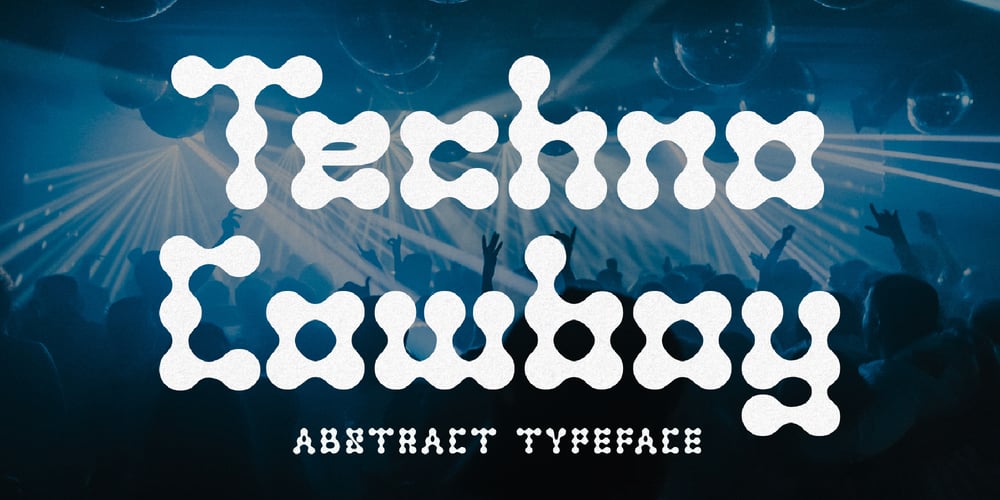 Techno Cowboy font