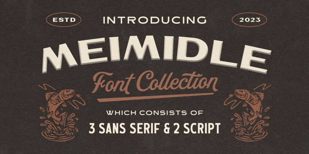 Meimidle font