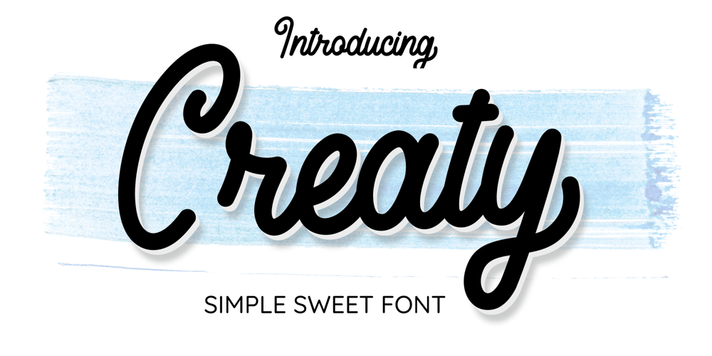Creaty font
