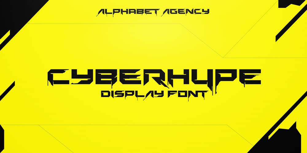 Cyberhype font