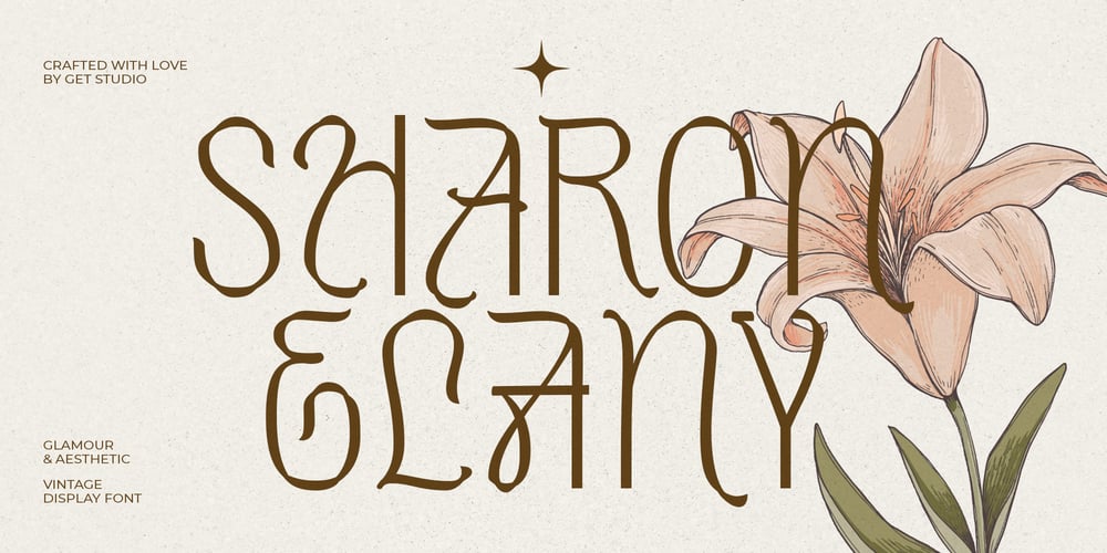 Sharon Elany font