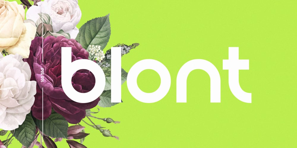 Blont font