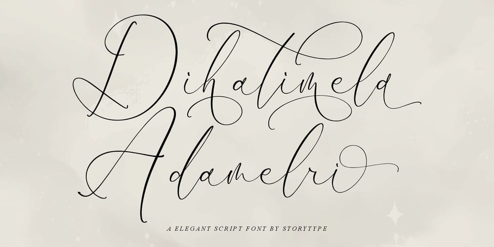 Dihatimela Adamelri font
