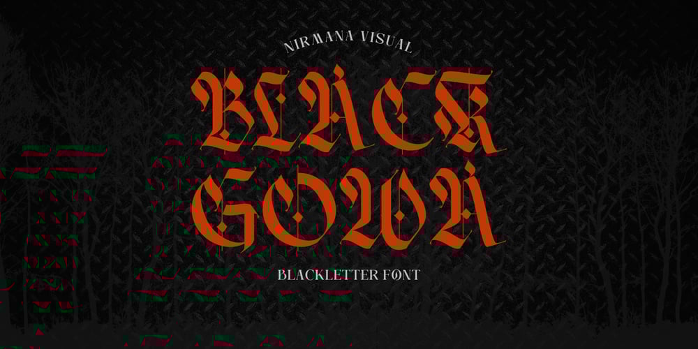 Black Gowa font