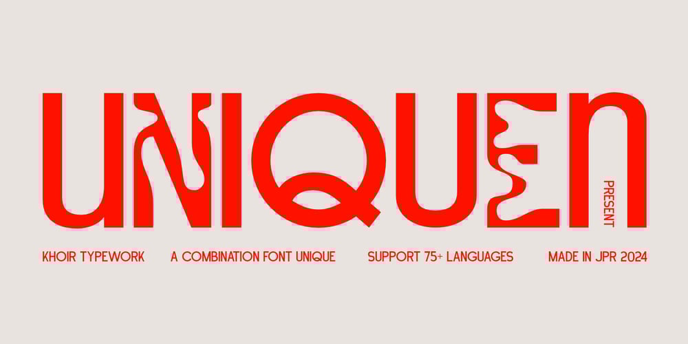 Uniquen font