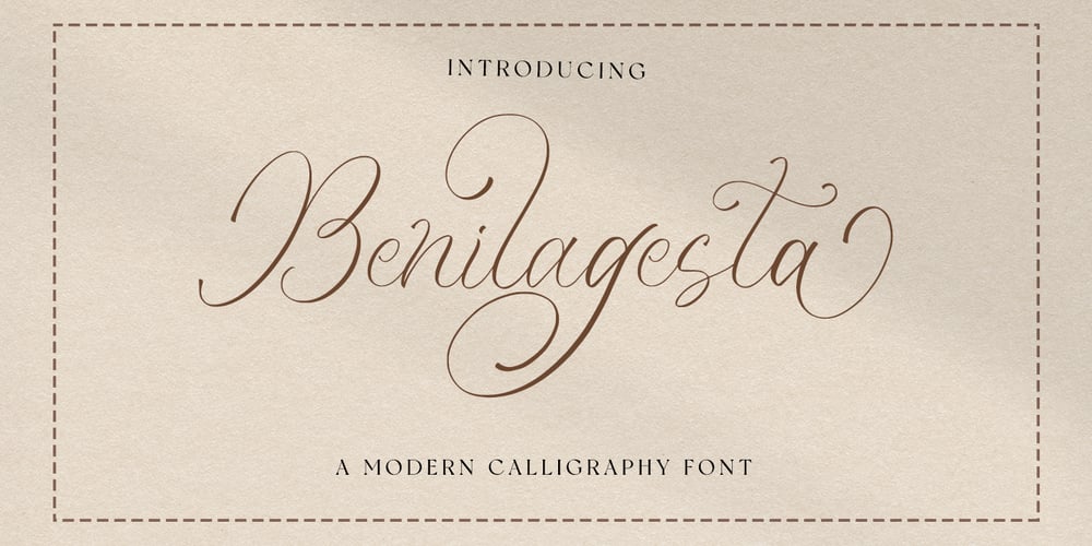 Benilagesta font
