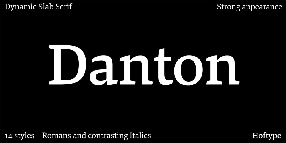 Danton font