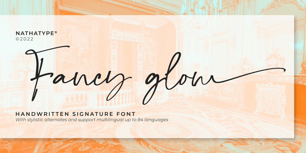 Fancy Glow font