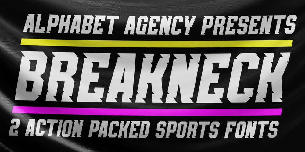 Breakneck font