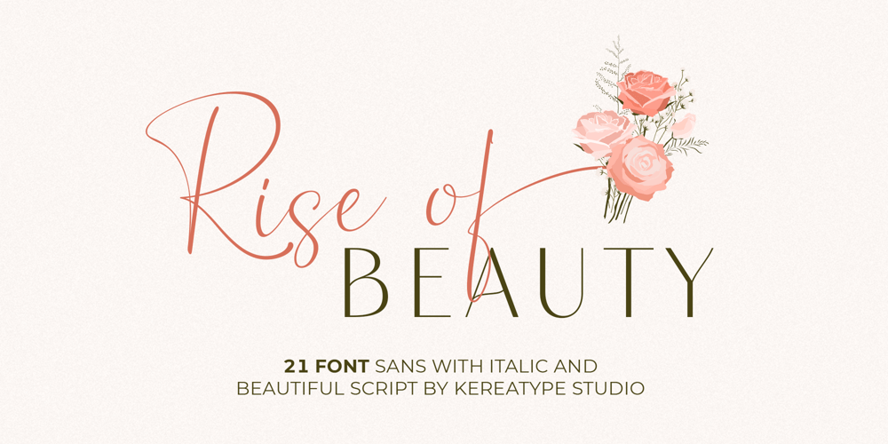 Rise of Beauty font