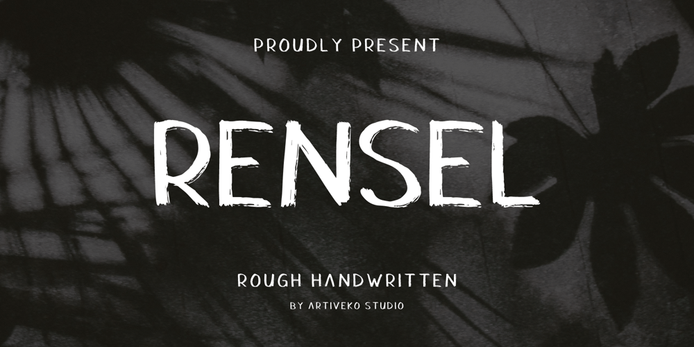 Rensel font
