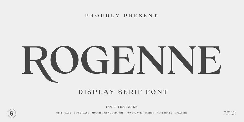 Rogenne font